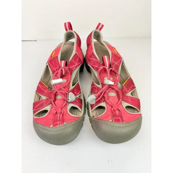 Keen Venice H2 Sandals Womens 6.5 Red Waterproof Hiking Sport Shoes - Picture 2 of 7